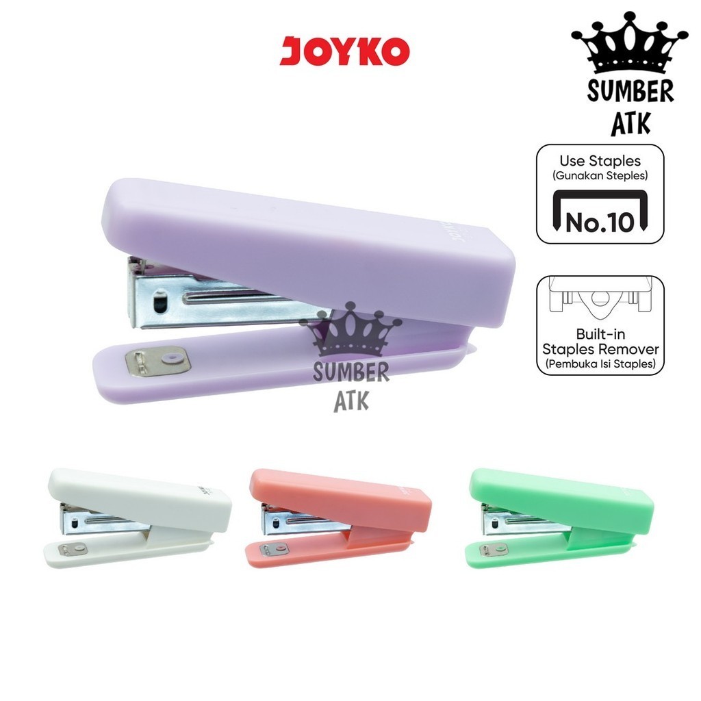 

Stapler Stepler Jepretan Joyko ST-22 Putih , Ungu , Merah Muda , Hijau