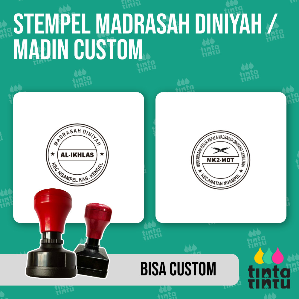 

Stempel Madrasah Diniyah / Madin Custom