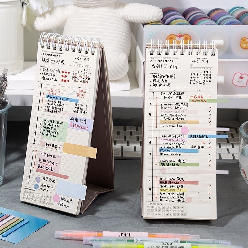 

Notebook Spiral Buku Standing Project Journal Study Planner Buku Tulis Aesthetic Daily barang aesthetic