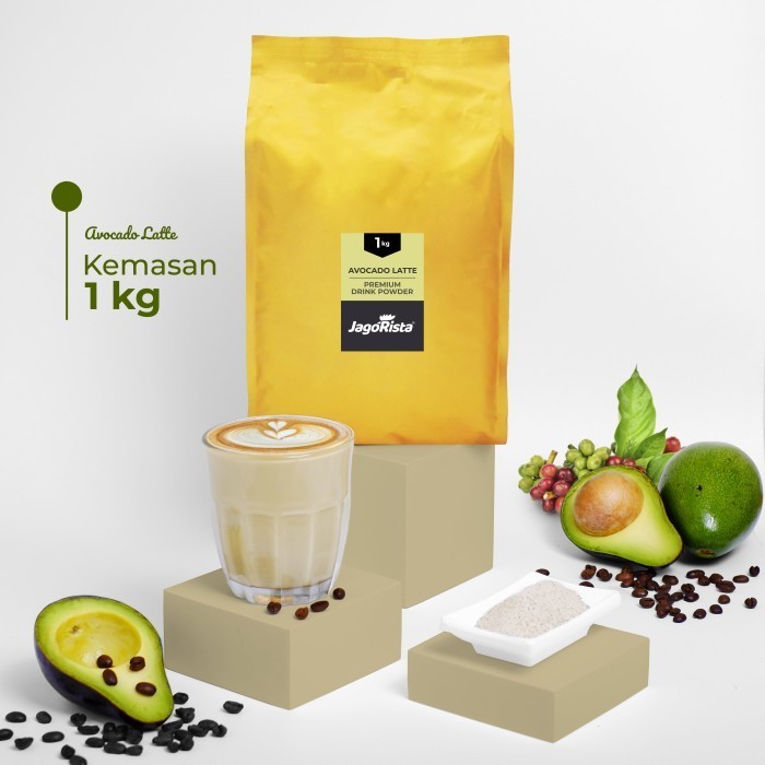 

Ready Premium GOLD Avocado Latte ( Bubuk Minuman / Bubble Drink Powder )