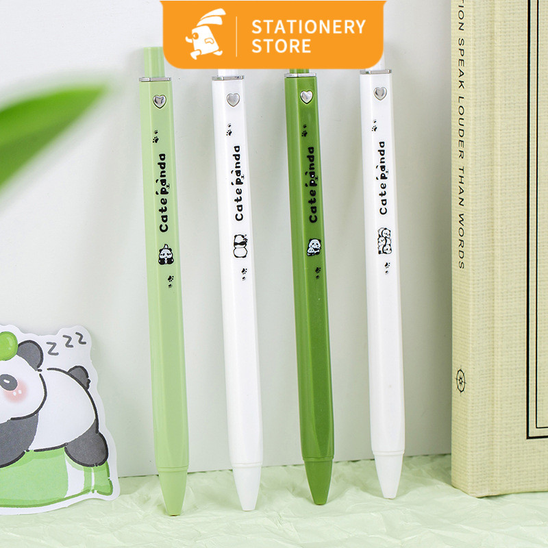 

Panda Design Gel Pen Pulpen Pena 0.5MM/Warna Hitam New Design -Rabbit Stationery