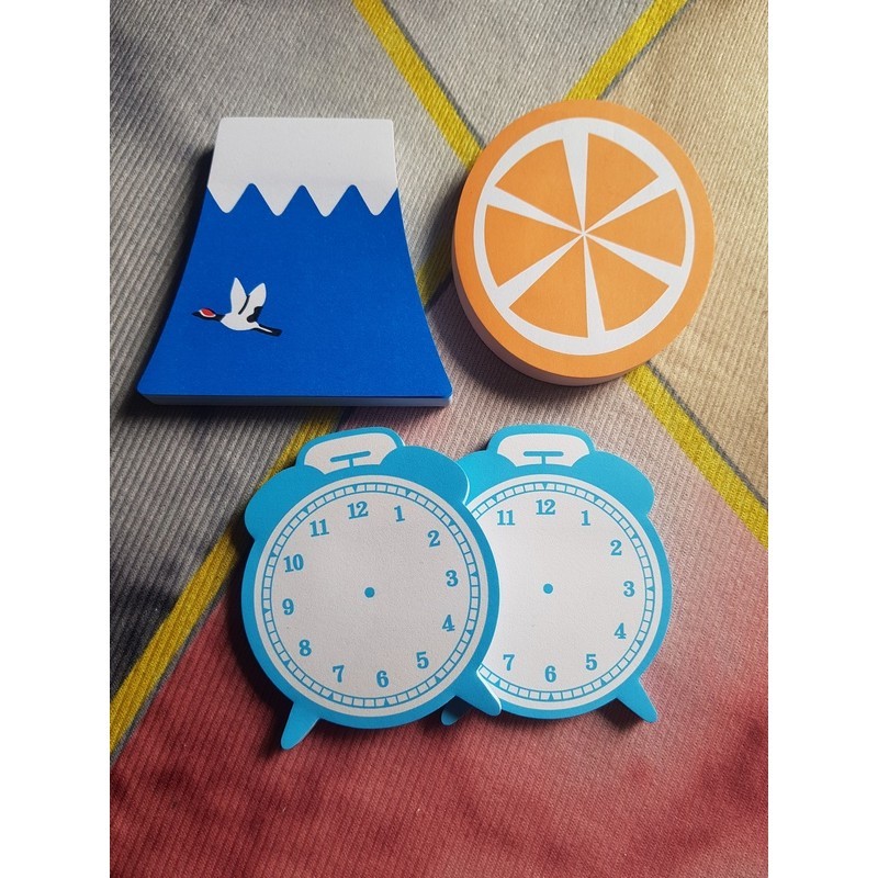 

Yamata Sticky Note Karakter Unik 80 Lembar/Bentuk Unik /Note Karakter Jam/Perlengkapan Sekola Kerja