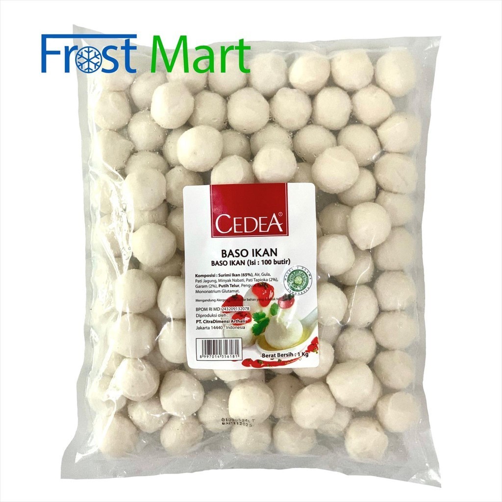 

Fish Ball Baso Ikan Cedea 100Pcs