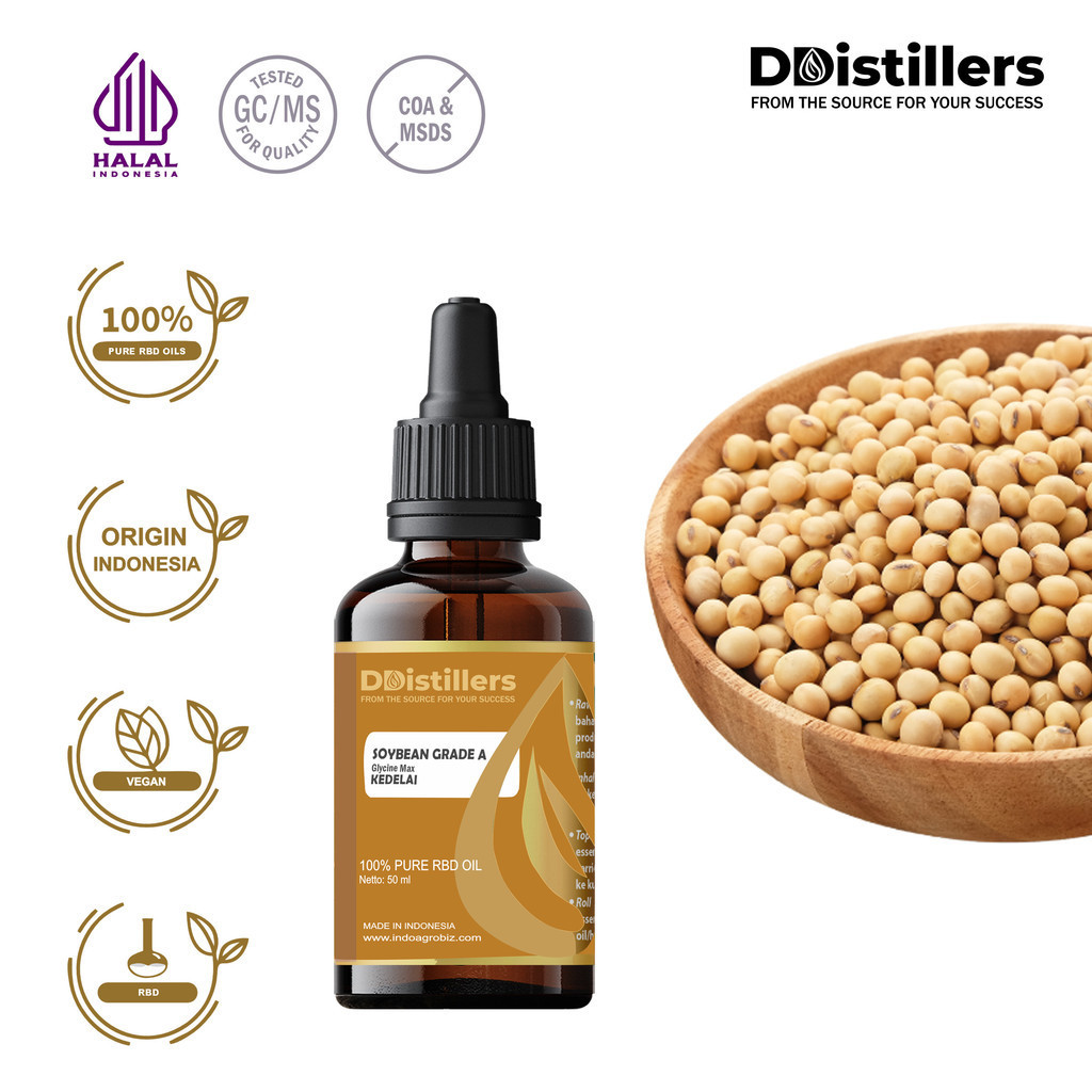 

Minyak Soybean / Kedelai Grade A RBD Oil Pure 100%, 50-100ML GS