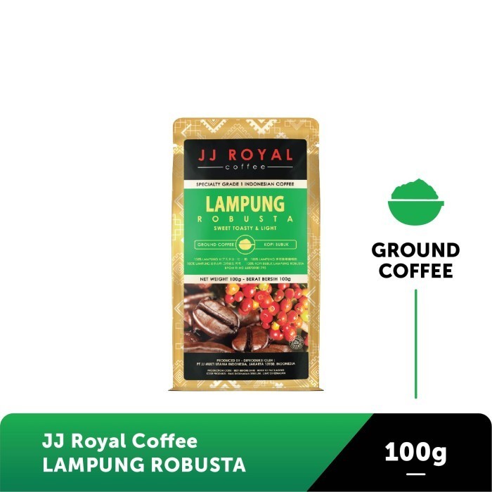 

Tfren99_ Coffee/Kopi JJ Royal Lampung Robusta Ground Bag 100g