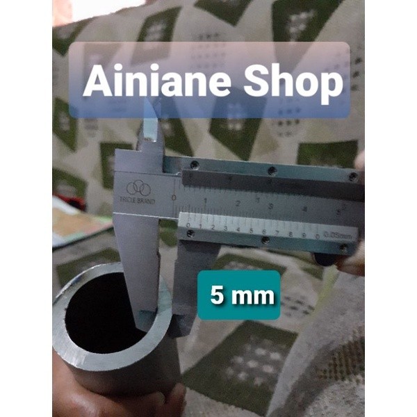 RB Pipa Besi Seamless OD 40 mm/ID 30 mm Tebal 5 mm Panjang 20 cm