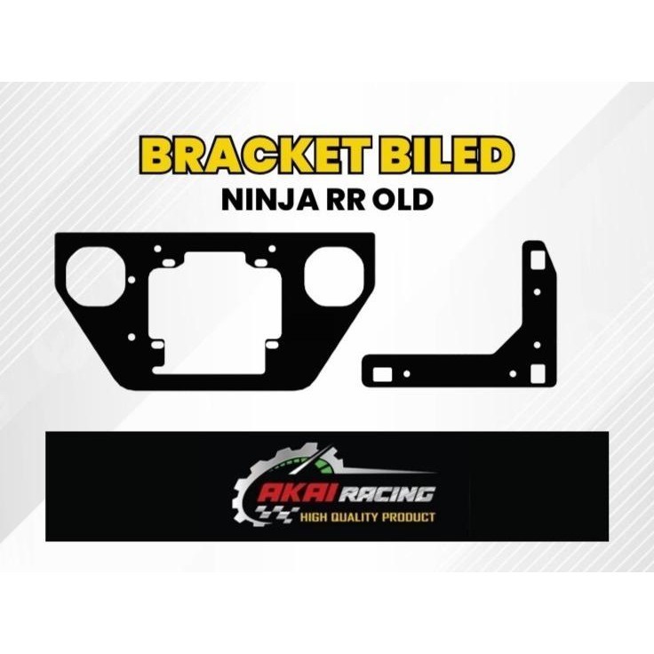 Juragan Visor - Bracket Lampu Biled Projie Led Hid 2.5 Inch Motor Kawasaki Ninja 150 RR Old Kualitas