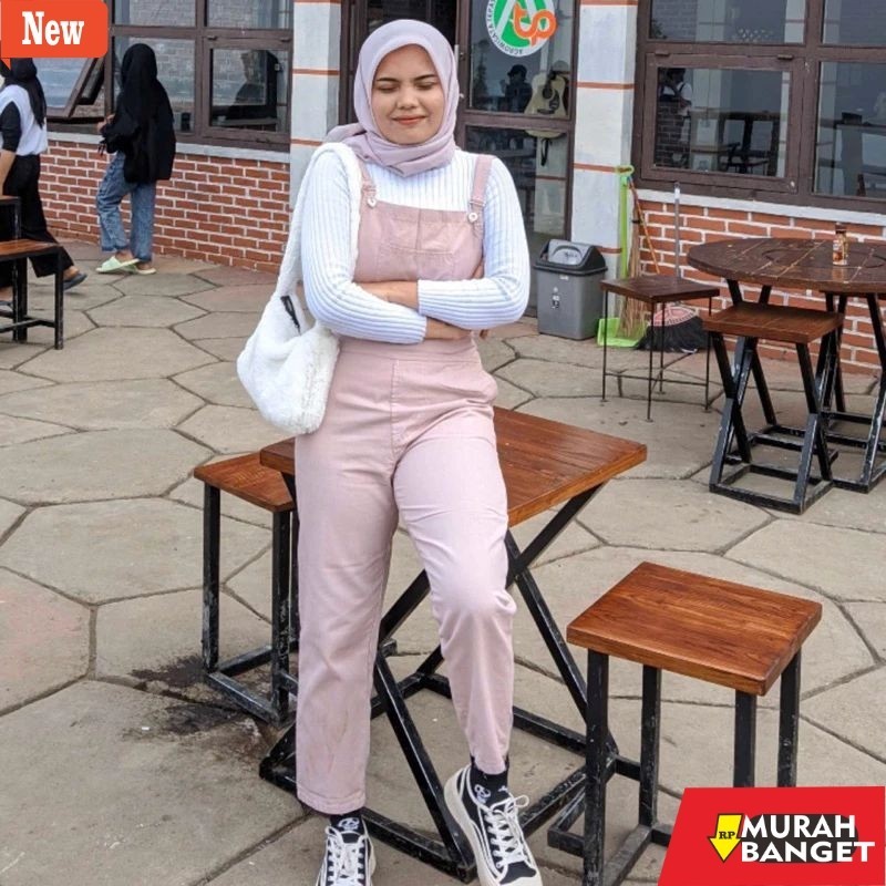 Jumsuit Wanita Kekinian PROMO overall jumpsuit wanita celana kodok remaja dan dewasa terbaru pakaian