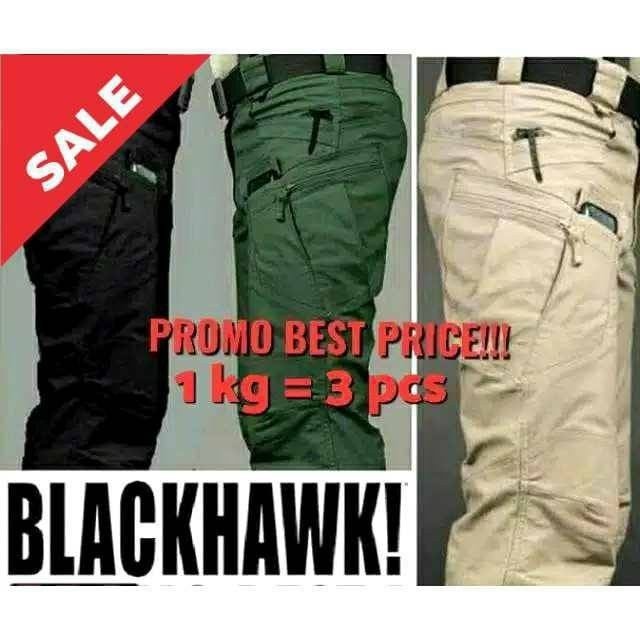 CELANA TACTICAL BLACKHAWK PANJANG BAHAN KOTAK KOTAK RIPSTOP TEBAL PRIA WANITA MURAH