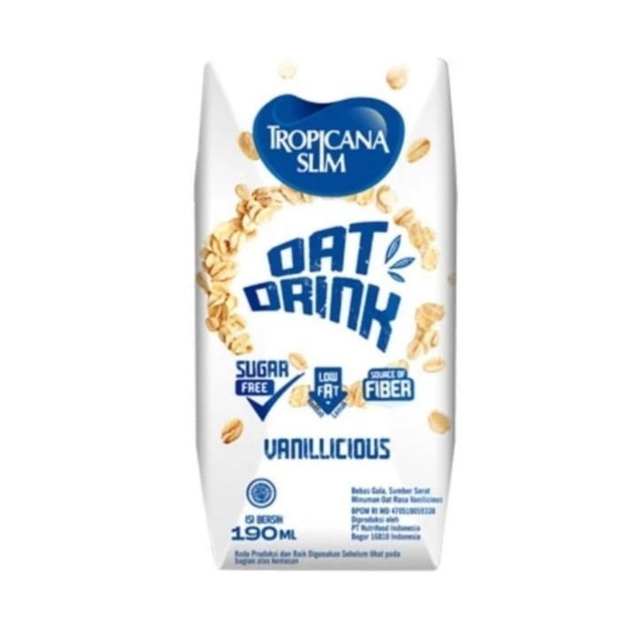 

Terbaru- TROPICANA SLIM OAT DRINK 190ML ( 4 Pcs ) READY TO DRINK - Oat Drink 4pcs