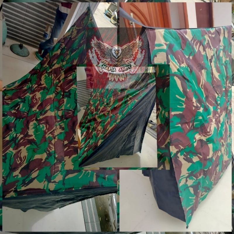 Bifak Bivak Tenda Perorangan TNI Loreng Malvinas