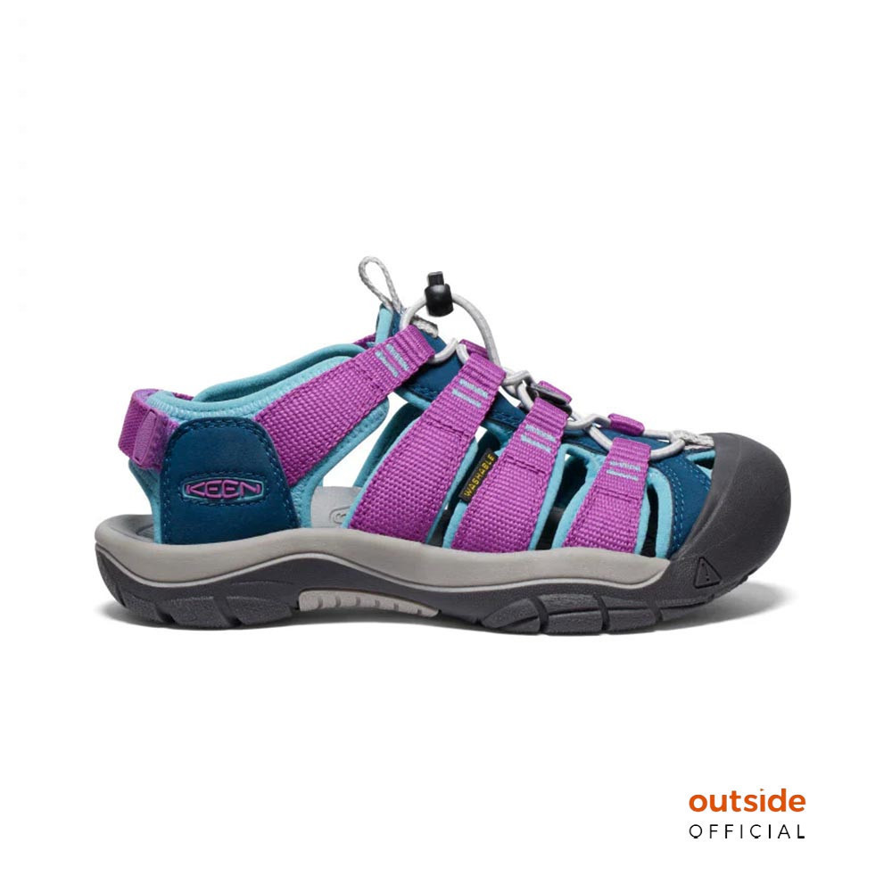 Keen Newport Boundless Kids Sandal Anak - Legion Blue/Willowherb