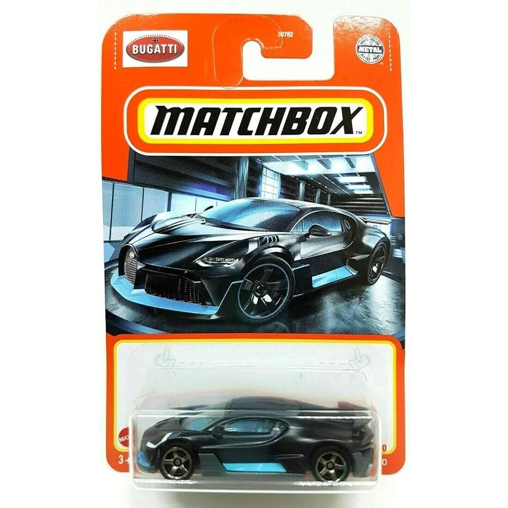 Matchbox 2018 Bugatti Divo Black Rare