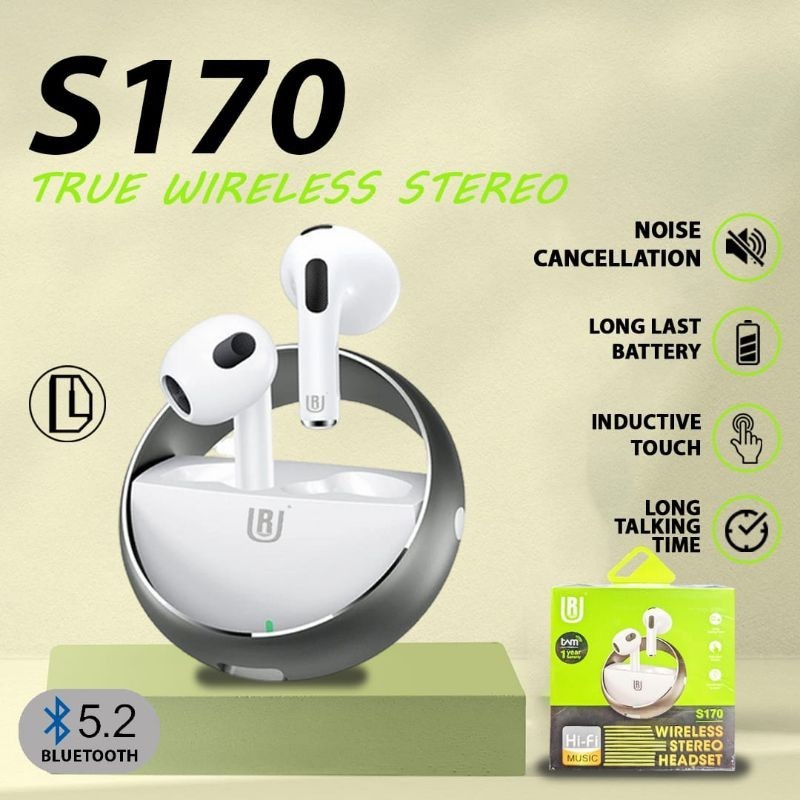 Headset Bluetooth Airpods S170