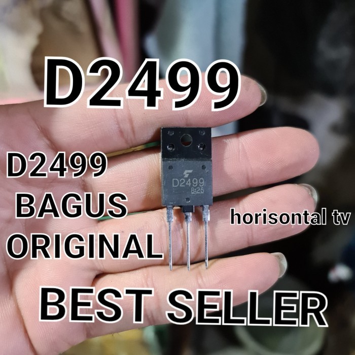 YY34 transistor horisontal playbcak tv d2499 2sd d 2499 bagus kw 1 ori