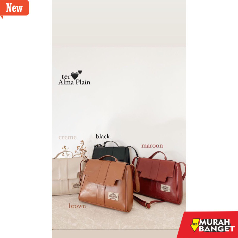 Selempang Wanita Kekinian ALMA BAG || tas slempang || tas slempang wanita || minimalist bag || tas p