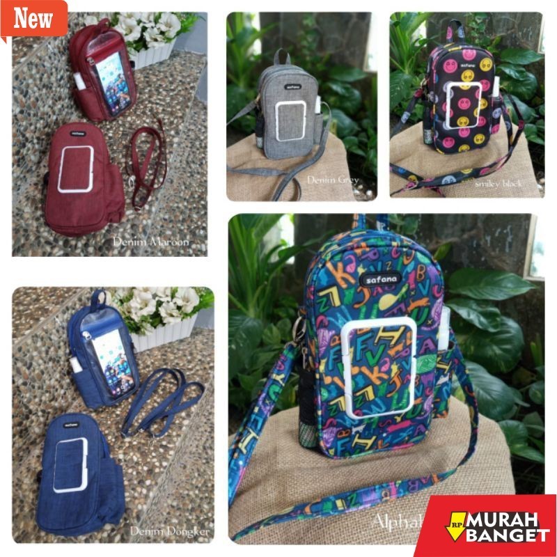 Selempang Wanita Kekinian Tas Slempang Wanita Phonecase Tas New Normal 6 in 1