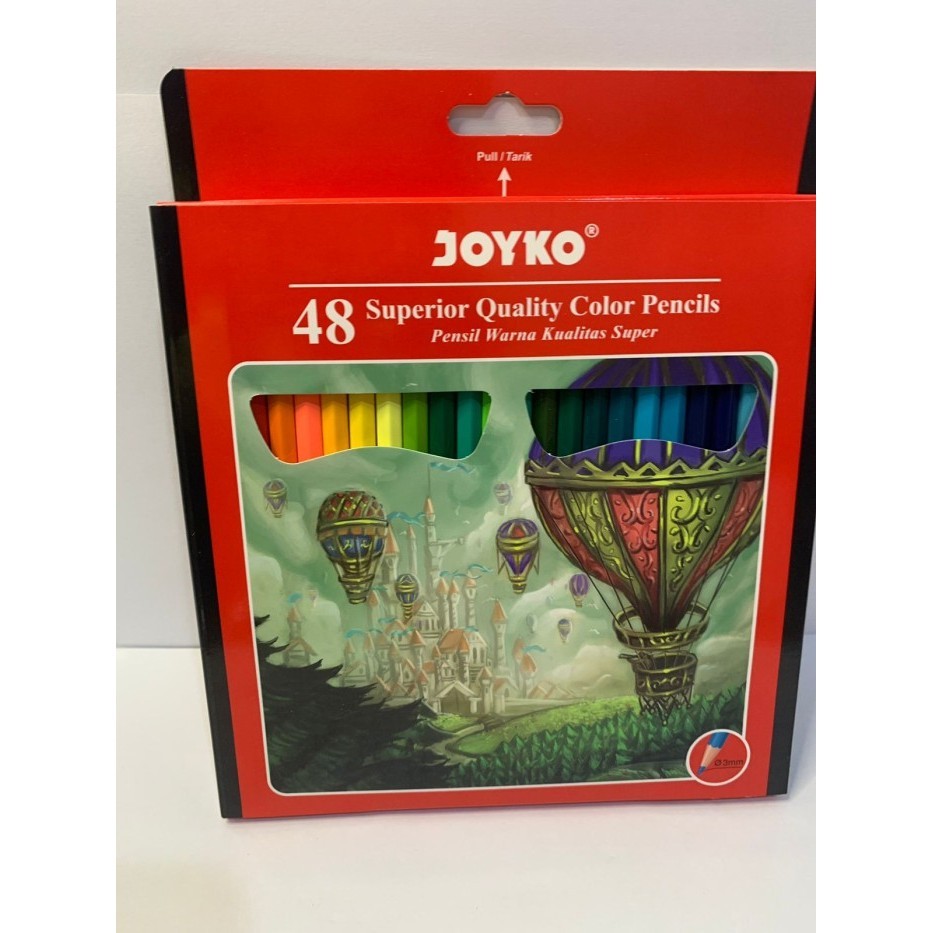 

✨LARIS✨ -Pensil Warna / Colour Pensil 48 Warna Joyko tipe CP-48 PB
