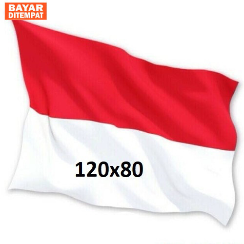 Bendera merah putih ukuran 120x80