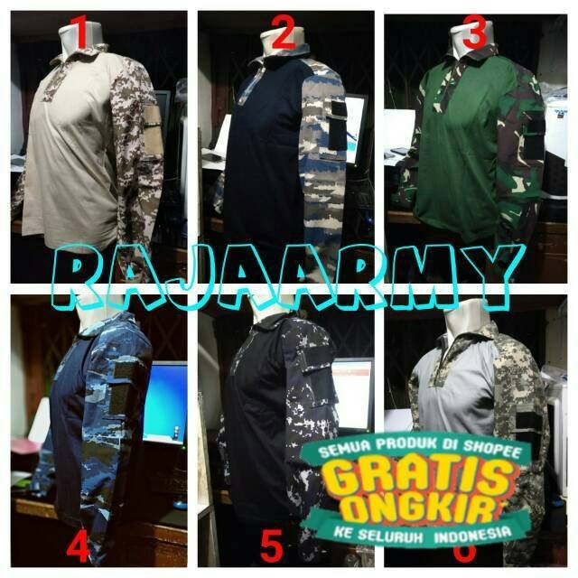 Baju Tactical BDU Kombinasi Loreng/ jumbo big size besar