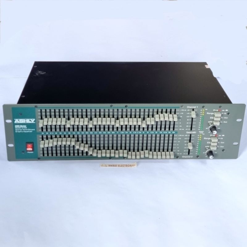 Equaliser Ashly GQX Series 3102 Stereo Third Octave