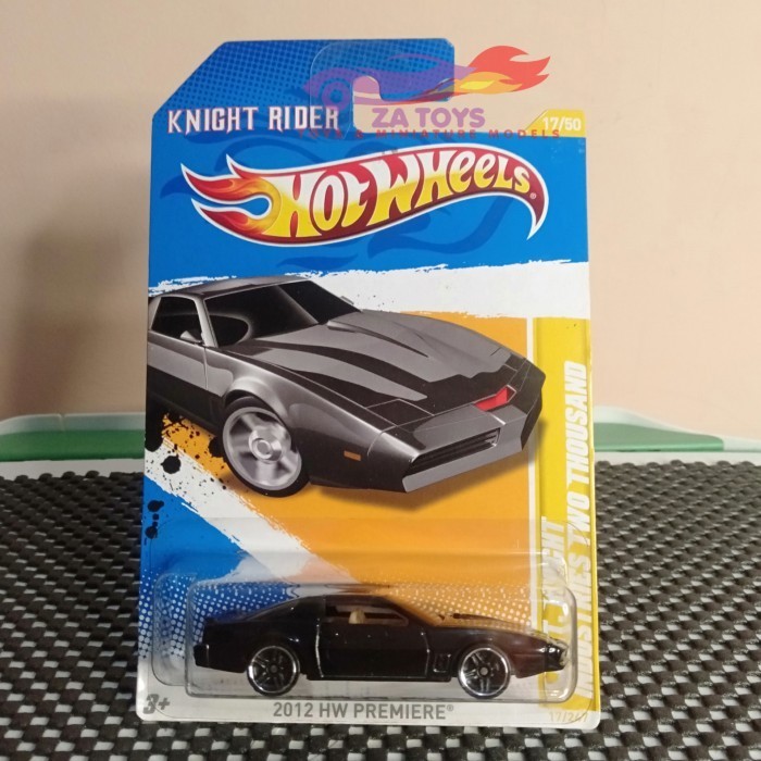 PTS99 Diecast Hotwheels Knight Rider KITT Hitam 2012 Hw Premiere 1:64