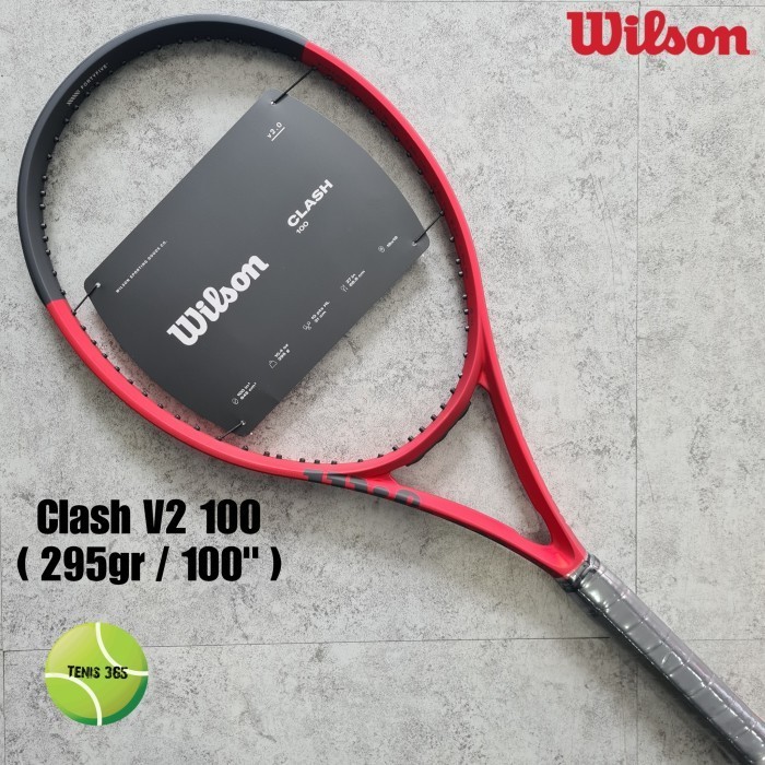 Raket Tenis Wilson Clash V2 100 / 100 L / 100UL / 108 - Clash 100