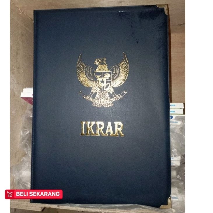 

MAP IKRAR UPACARA/BAHAN KULIT SINTETIS/pakai Busa dan siku