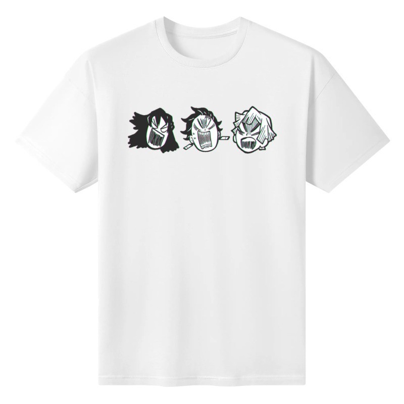 original design Demon Slayer Anime Oversized T Shirt for Woman Plus Size Tshirt for Men Cotton Tops 