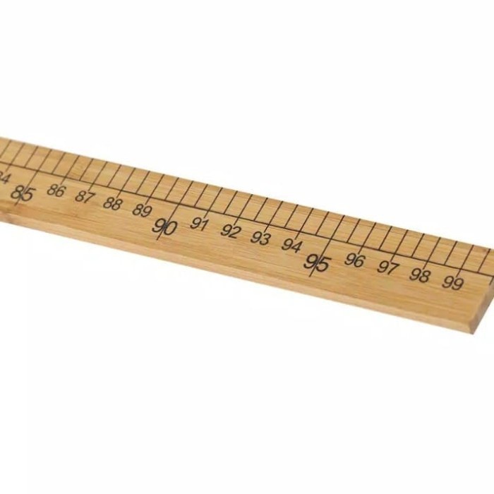 

NB Penggaris Jahit Menjahit/Penggaris Pola Bahan Kayu 100cm