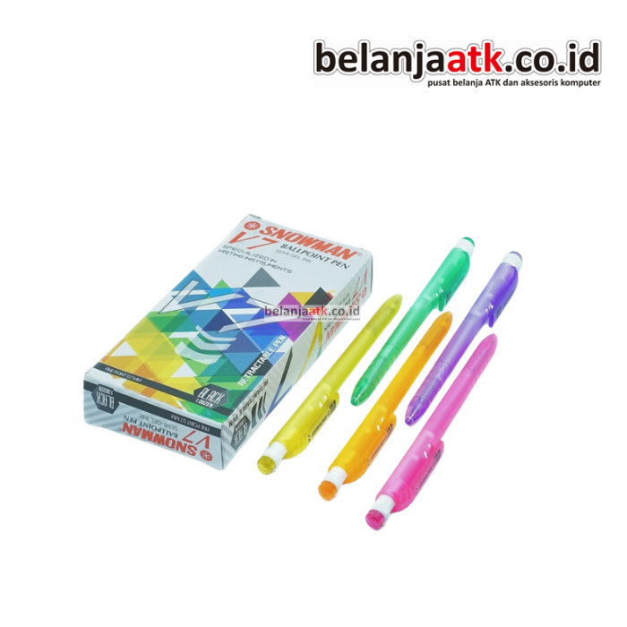 

Pulpen/Bolpen/Bolpoin Snowman V7 0.7 mm