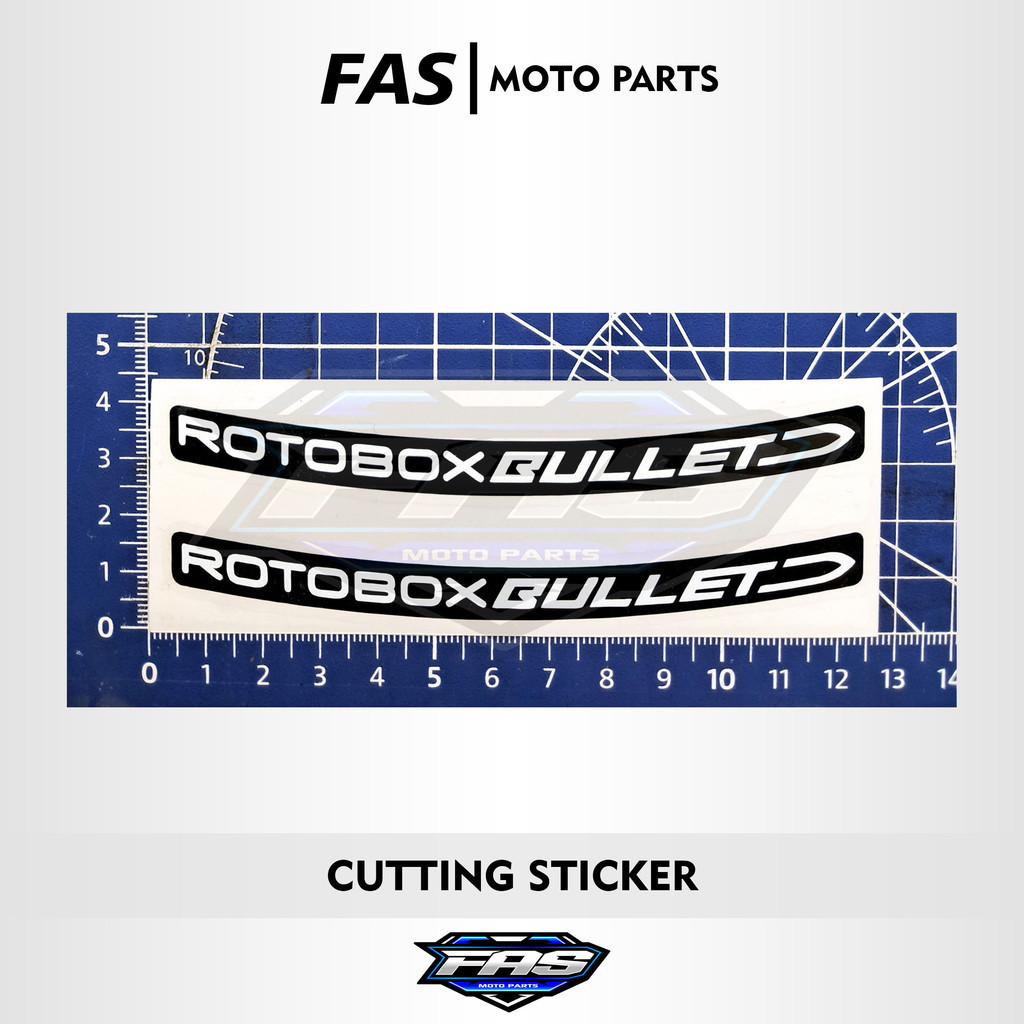 Stiker Velg Rotobox Bullet