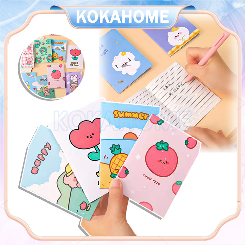

Mini Buku Catatan Kartun Wanita Anak Laki-laki Perempuan Buku Notebook Saku Seri Buah Untuk Pelajar