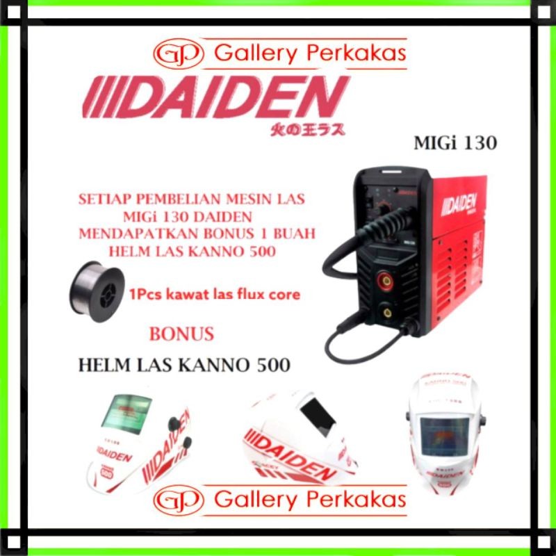 Travo las mesin las mig 130 daiden mesin las mig migi mag daiden
