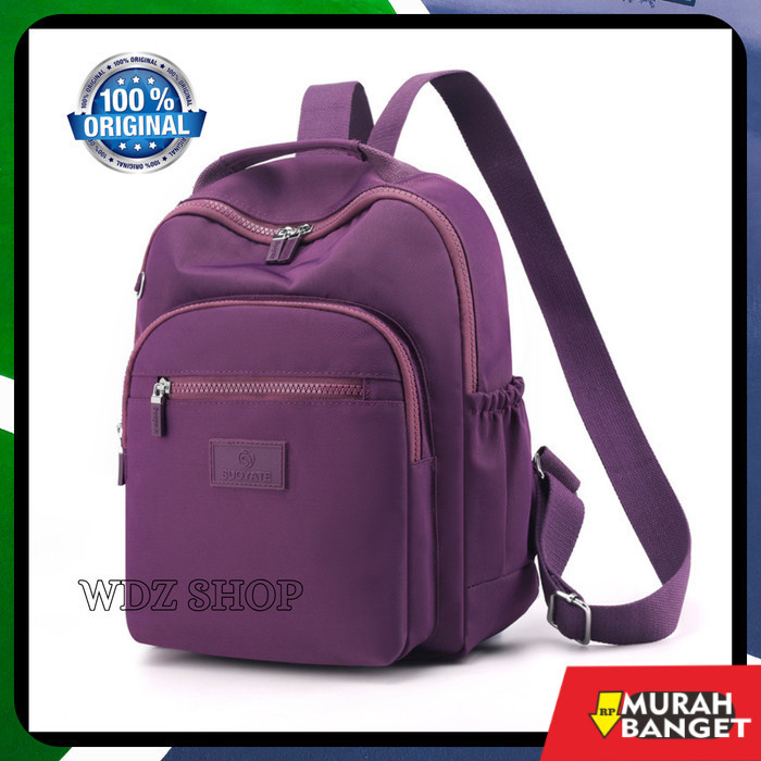 tas ransel wanita import Tas ransel punggung - back pack wanita asli import suoyate bag S6042 - Ligh