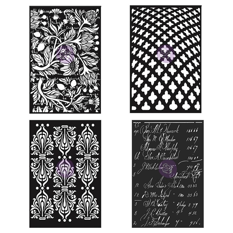 

Secret Letters Finnabair Skylights Manor House Calculations Stencil Metal Cutting Die Scrapbook Diary Decoration Embossing DIY