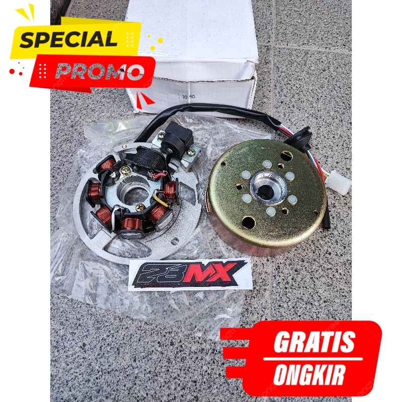 SALE MAGNET MAGNIT SET SPOOL KIMCO KIMCIL 12V KONDISI STDANDAR BELUM DI BUBUT COCOK UNTUK MODIF RXKI