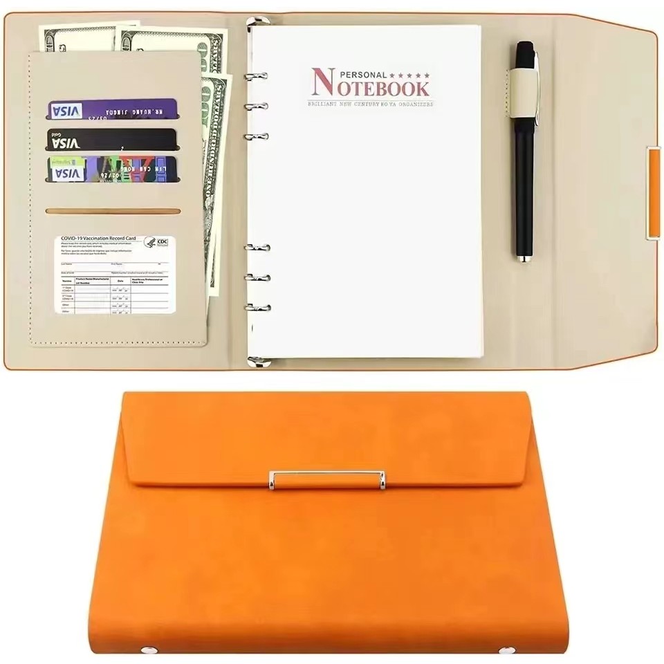 

New Binder Notebook Pu Leather Bible Notepad Folder A5 B5 Diary Weekly Planner Agenda Planner Note Books Travel Journal