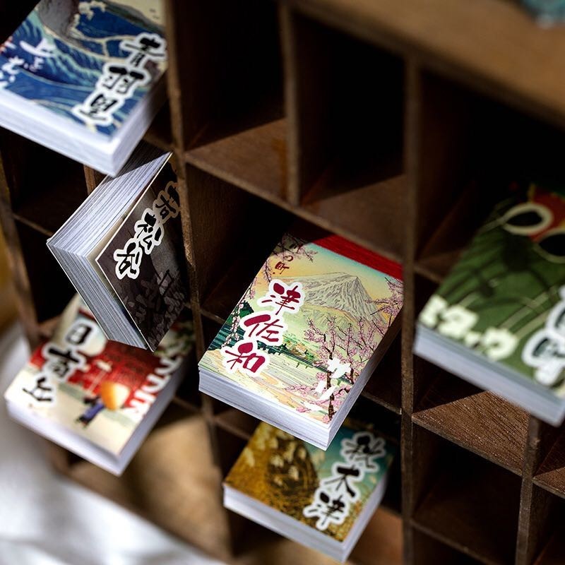 

50 Pcs Vintage Washi Stickers Set Japanese Style Art Craft Diy Decoration Label For Scrapbooking Journaling Planner Letter Book