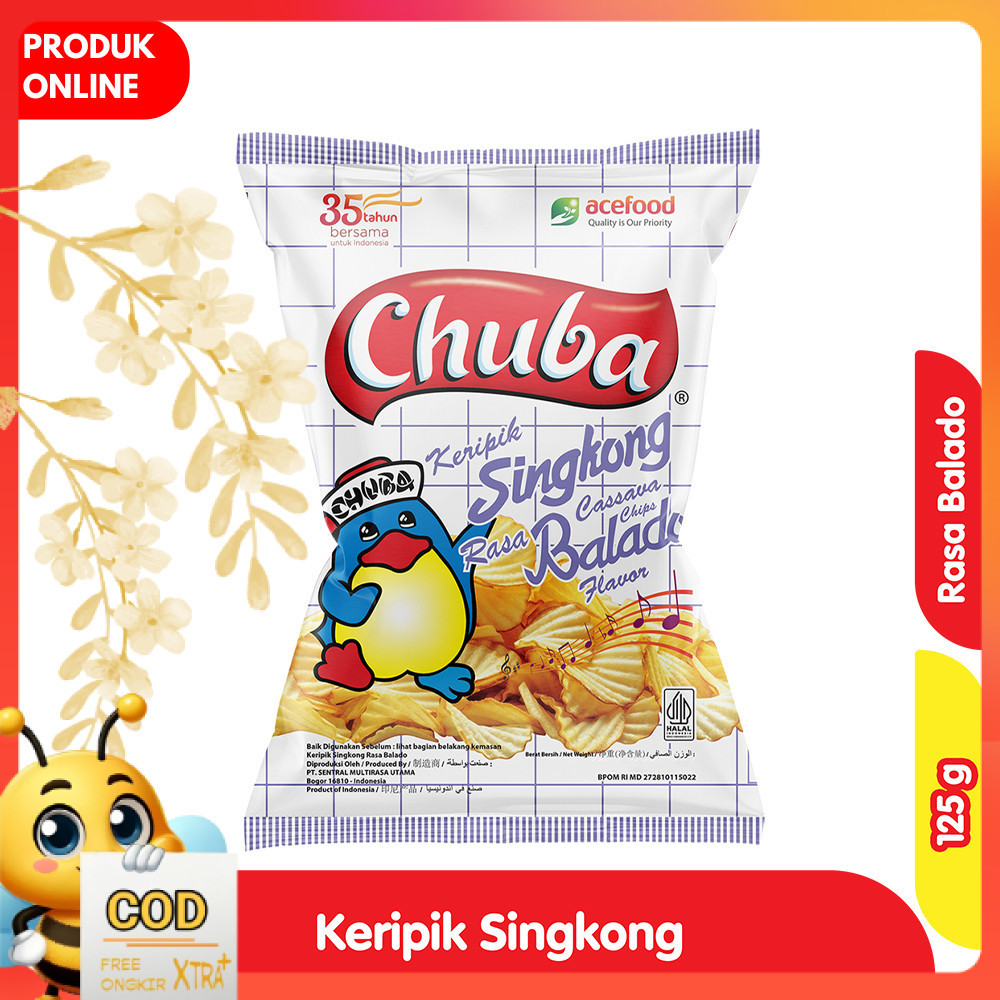 

Chuba Keripik Singkong Rasa Balado 125 g