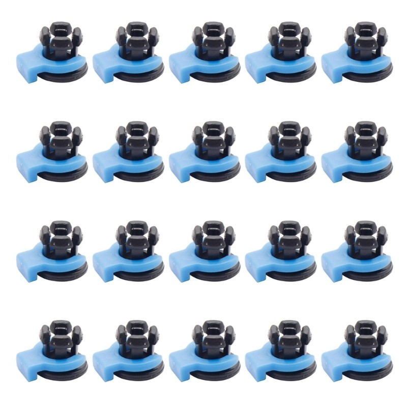

10/20/30/50Pcs Clip Pipe Embedded Clamp Bowden Coupling for Metal Heatsink Hotend Tube 4MM Collet Extruder Connector