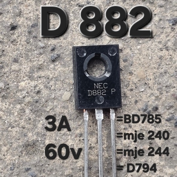 BSM TRANSISTOR B772 D882 2SB772 2SD882 2SB B  772 2SD D 882 3A 600v BD786 B 786 MJE250 MJE 254 MJE25