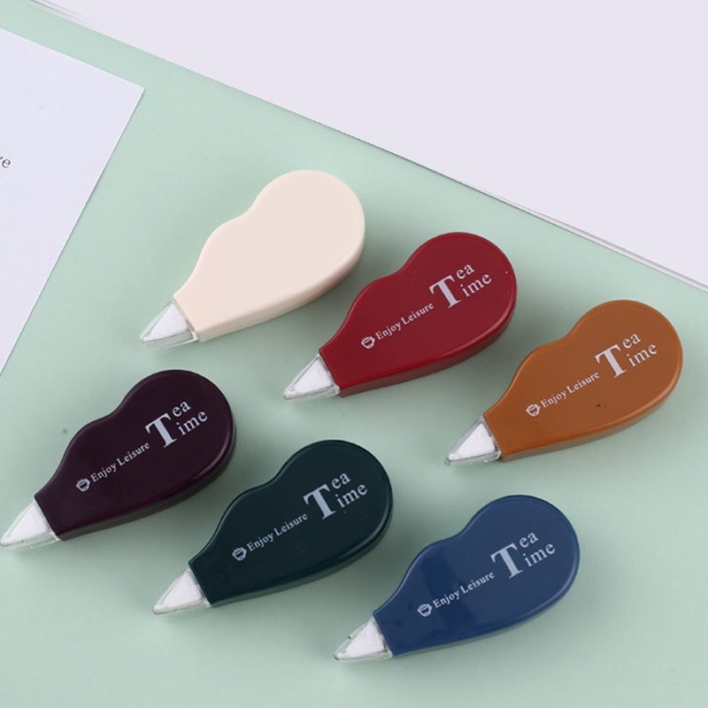 

6 Pcs Solid Color Correction Tapes Cute Correction Tape