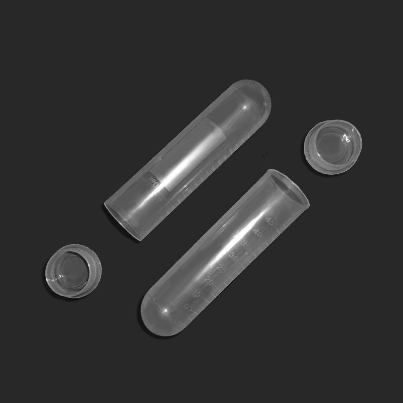 

50pcs 50ml Micro Centrifuge Tube Test Tubing Vial Clear Plastic Tube Bottle Flat Socket Cap Round Sample Tube