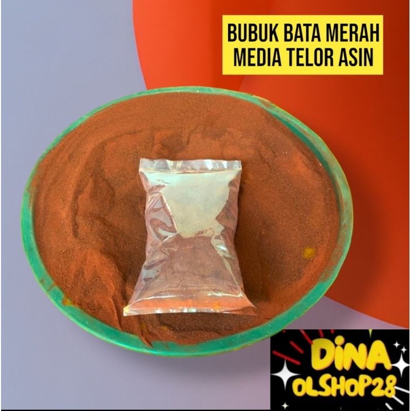 

Bubuk Bata Merah Halus Media Telor Asin 1 Kg