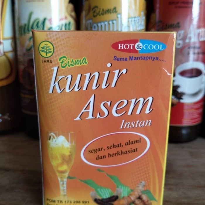 

Minuman Tradisional Herbal Kunir Asem Bisma Sehat isi 5 sachet