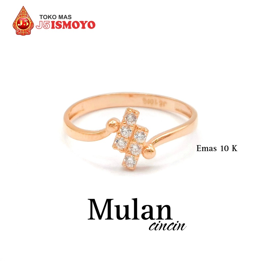Cincin Emas Mas Asli Mulan J5 Ismoyo