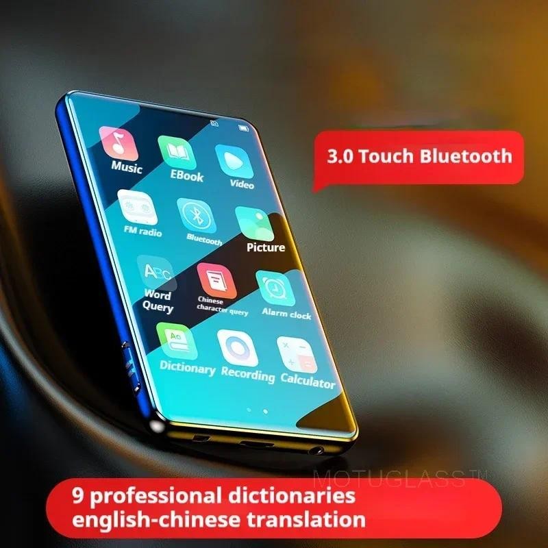 Portable HiFi MP3 Player with Stereo Sound Mini MP4 Video Playback FM Radio Voice Recorder E-book Re