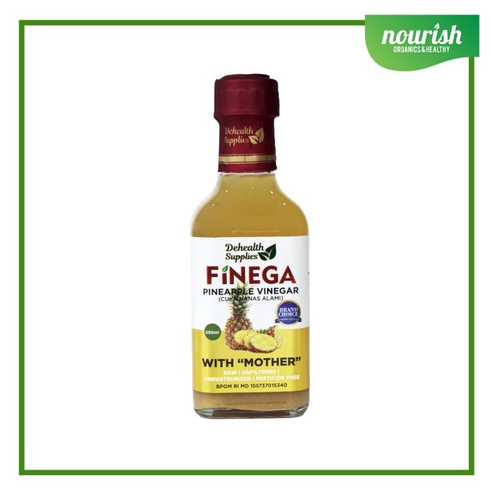 

Vinega, Pineapple Vinegar with Mother / Cuka Nanas alami 250ml