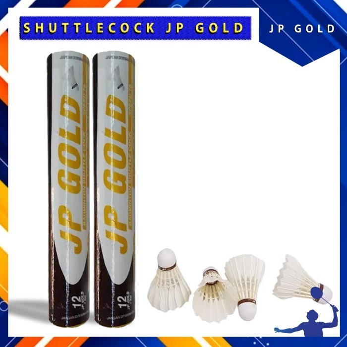 SHUTTLECOCK KOK BADMINTON - JP GOLD - ORIGINAL - JP GOLD